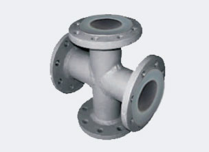 Equal Cross PVDF Lined Fitting