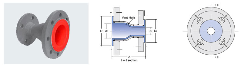 Concentric Reducer PP Lined Fitting